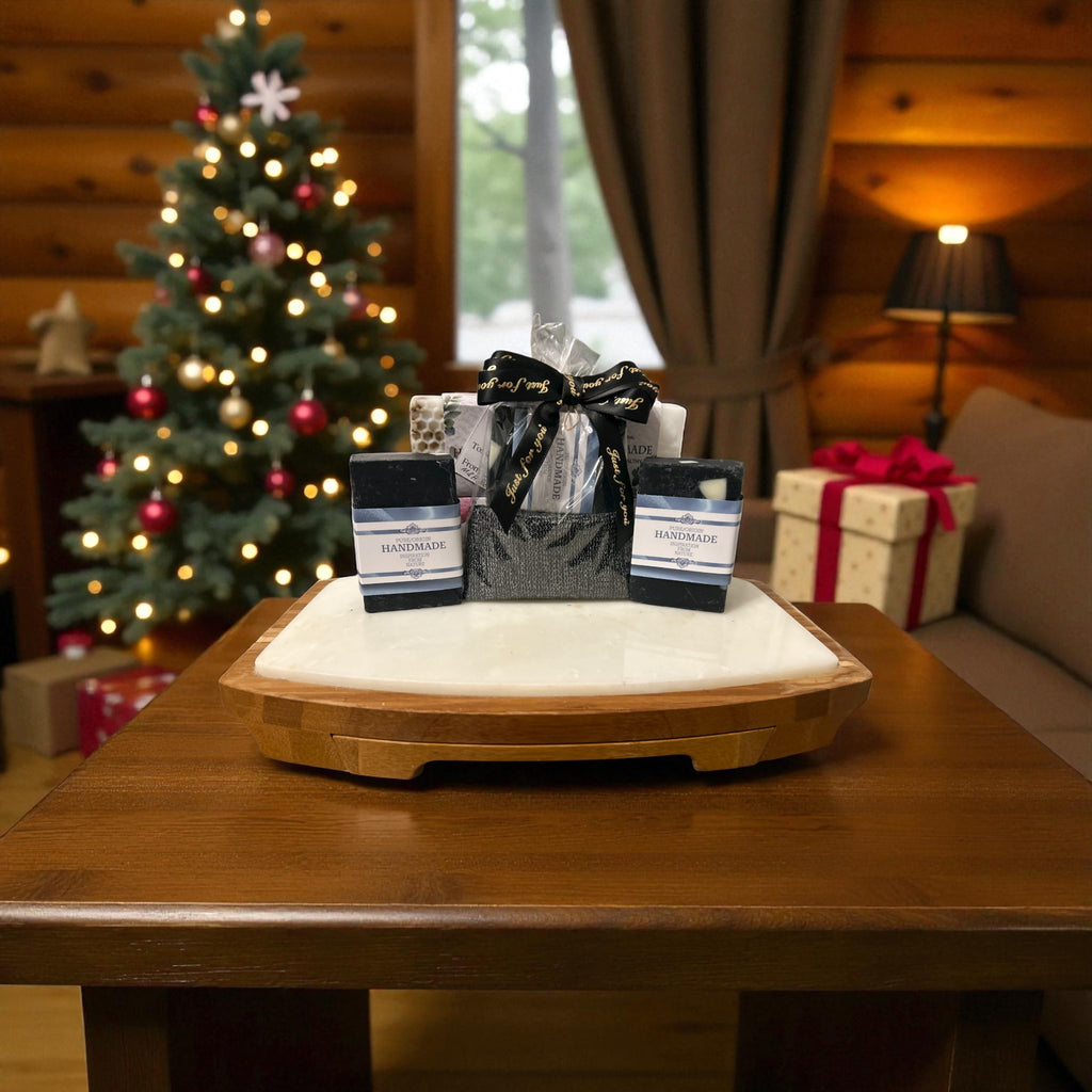 Activated Charcoal + Aloe Vera Unisex Luxury Face & Body Cleansing Bar