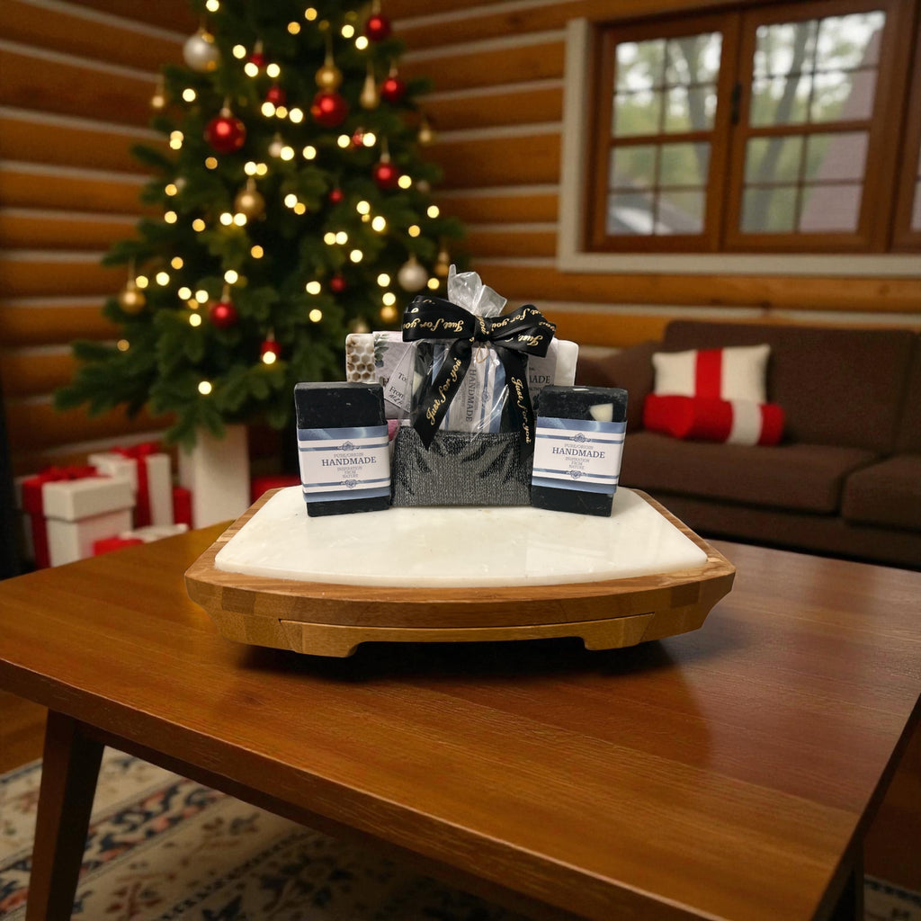 Activated Charcoal + Aloe Vera Unisex Luxury Face & Body Cleansing Bar