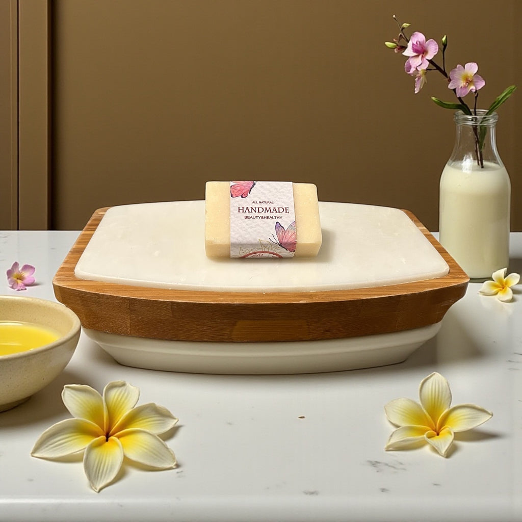 Collagen & Milk Rejuvenating Soap Bar | Luxury Cold-Pressed Anti-Aging Cleanser