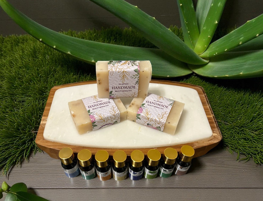 🌿 Luxurious Eucalyptus + Aloe Vera Face & Body Cleansing Bar (With Coconut & Vanilla)